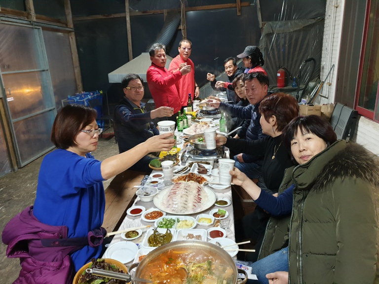 부부동반 다섯팀